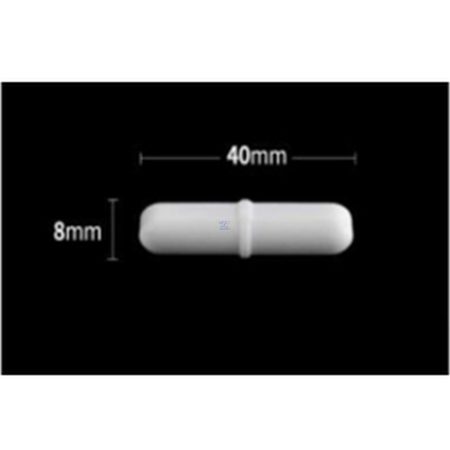 Barra magnética para agitador recubiertas de Polietileno PTFE MEDIDA 40x8 mm