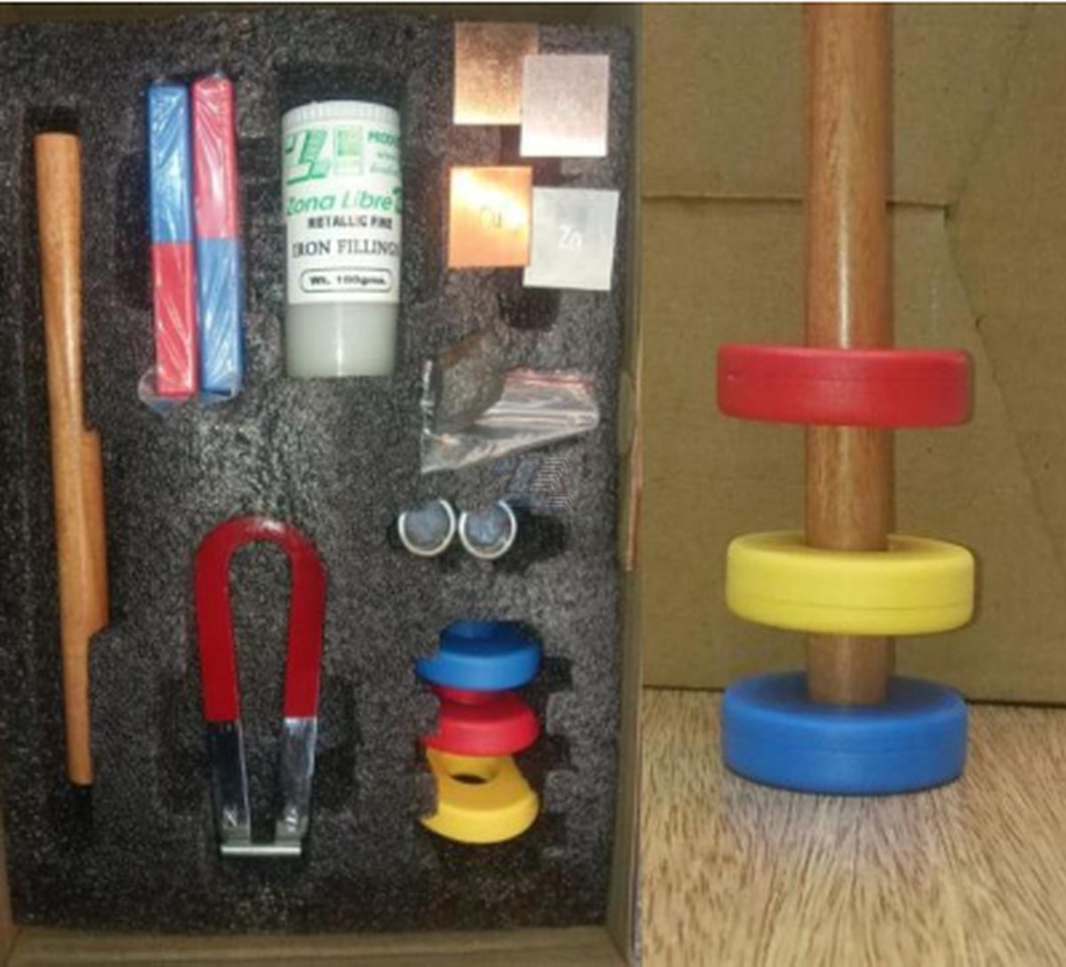 Kit magnético de ciencia junior