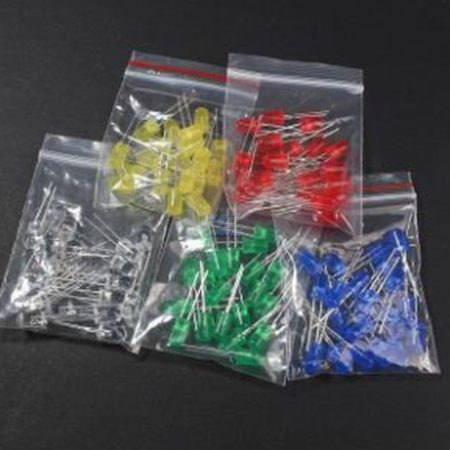 Kit surtido de 100 diodos 3mm emisores de luz LED
