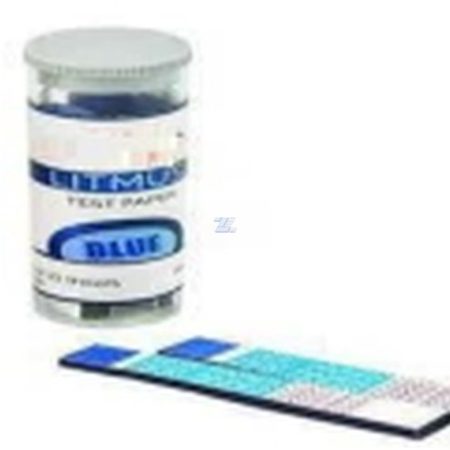 Papel tornasol de prueba, azul, 100 tiras