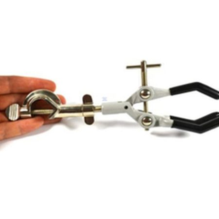 Pinza 3 dedos (mordazas) con nuez y clavija