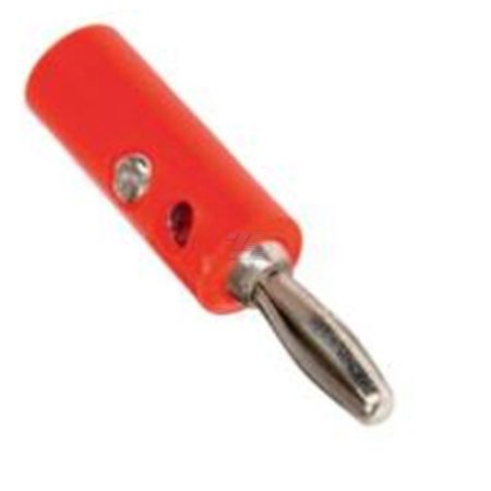 Plug 4mm banana Rojo