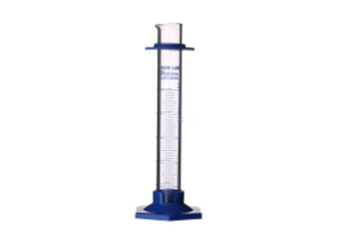 Probeta de Vidrio Boro 3.3 Base Plástica 100 mL
