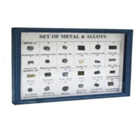 Set de 24 metales y aleaciones