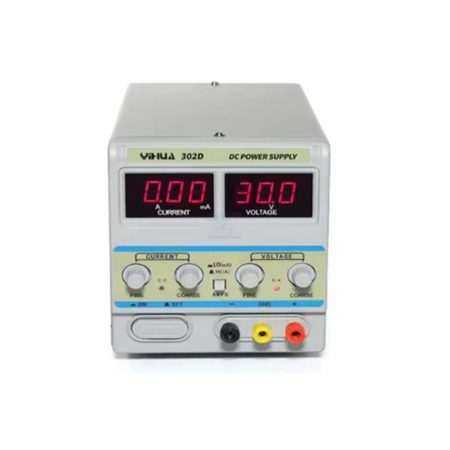 YIHUA 302D Fuente de alimentación CC regulable y variable de 30 V 0-2 Ampers