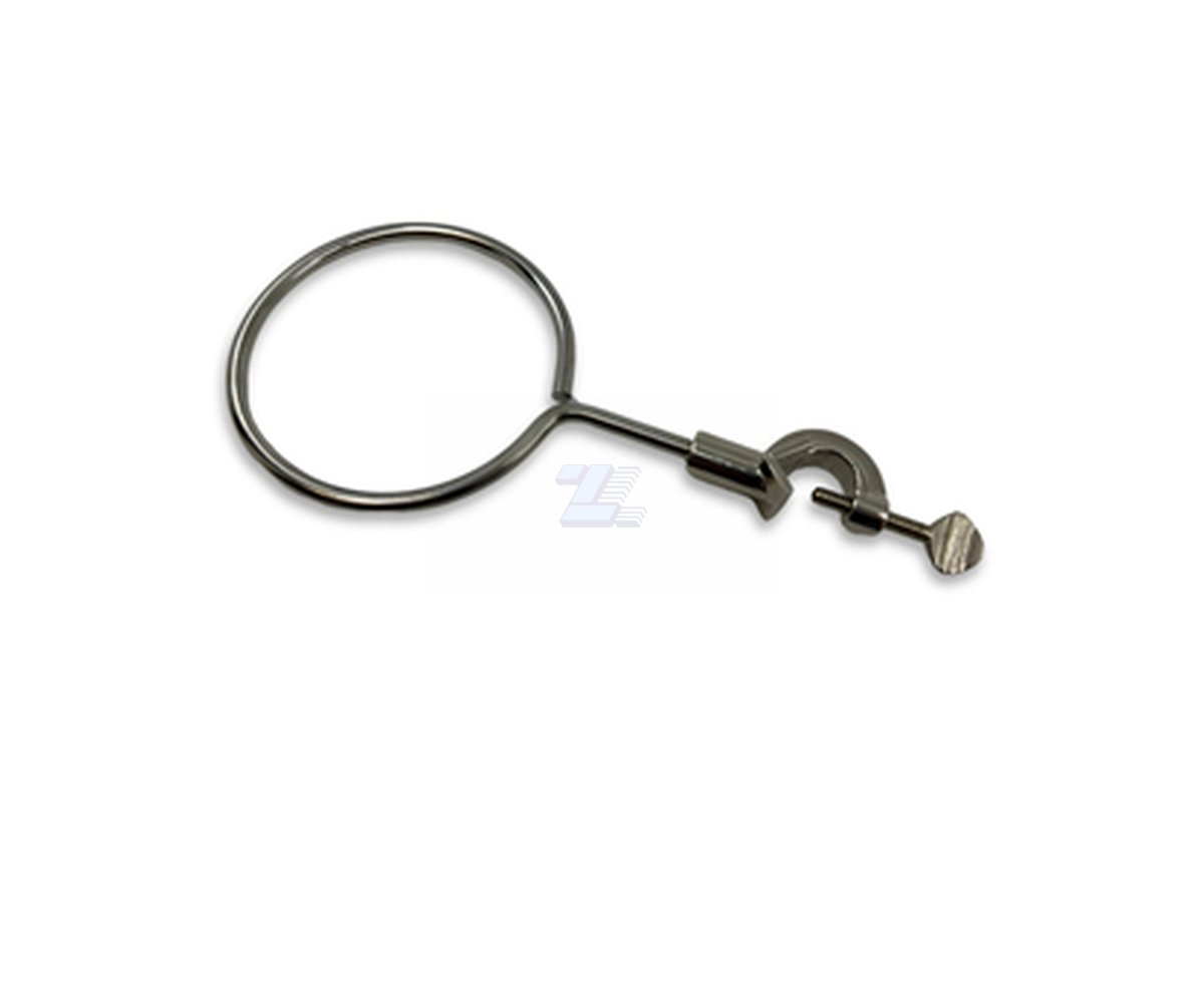 Anillo de soporte de 10 cm de diámetro interior con cabezal integrado