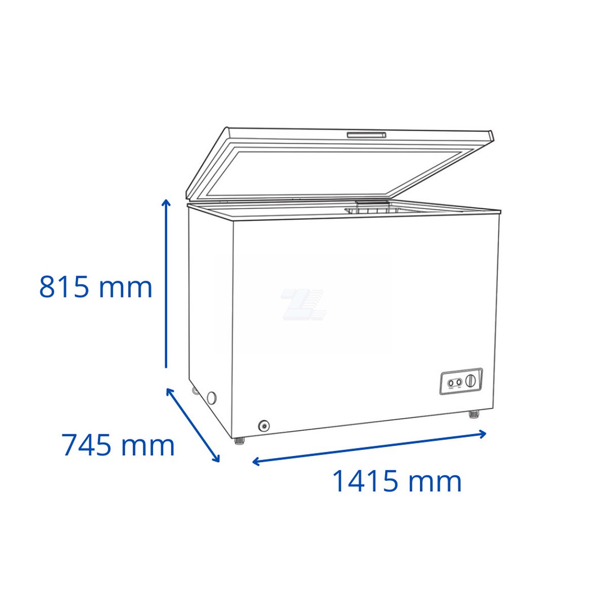 Freezer Horizontal James 418 Lts Fhj 410 M - Imagen 3