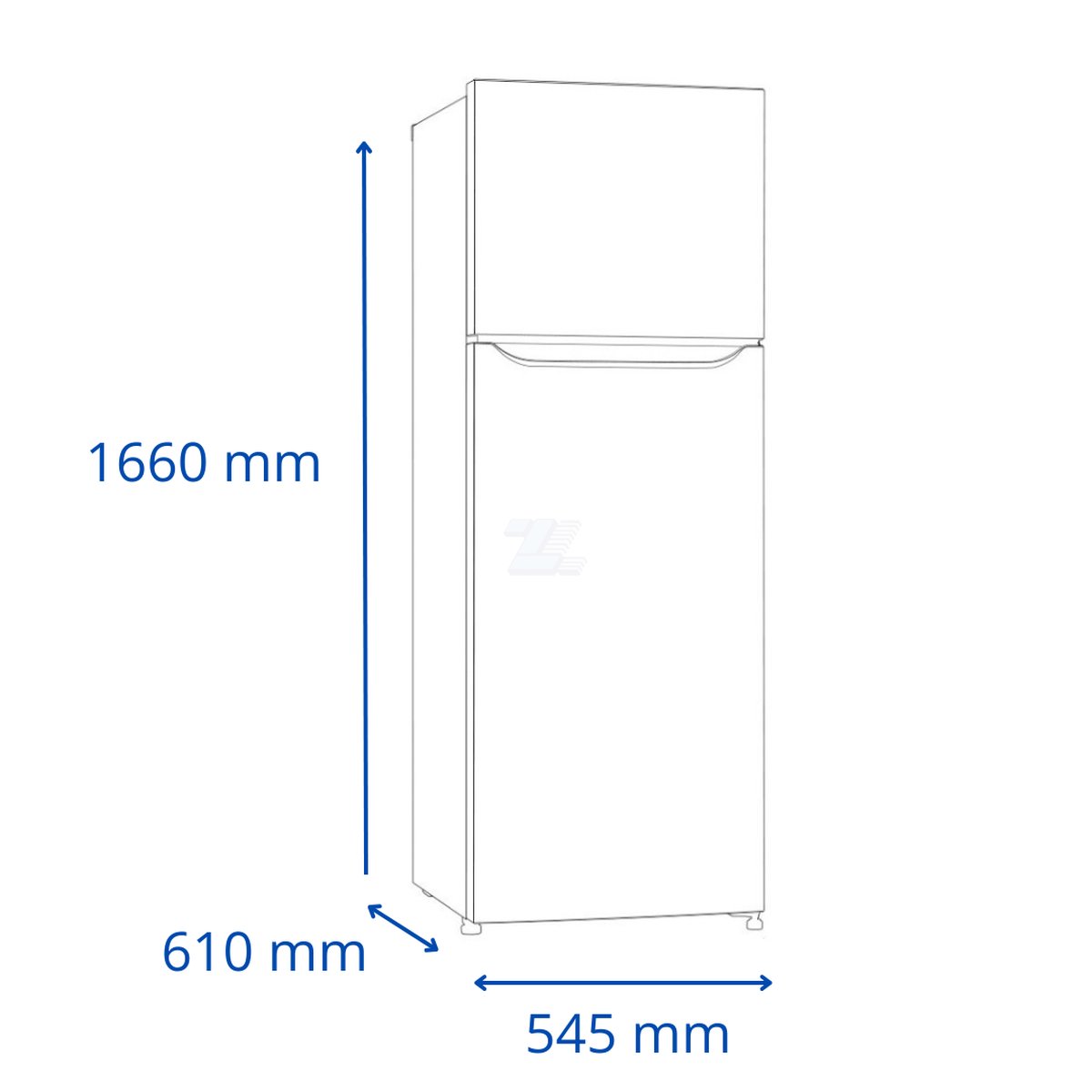Heladera Con Freezer James Rj 301 Inv Inox Frío Seco - Imagen 4