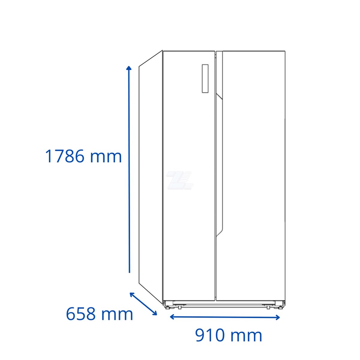 Heladera Inverter James RJN 40K SBSI Frío Seco Con Capacidad De 559L - Imagen 4