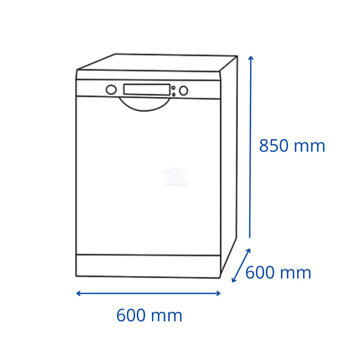 Lavavajillas James modelo LV 15V inox - Imagen 3