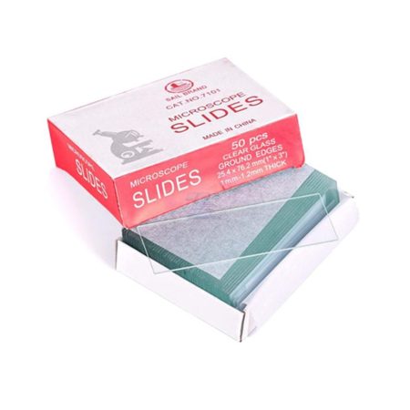 Portaobjetos de vidrio para microscopio