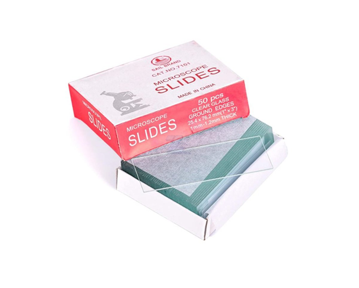 Portaobjetos de vidrio para microscopio