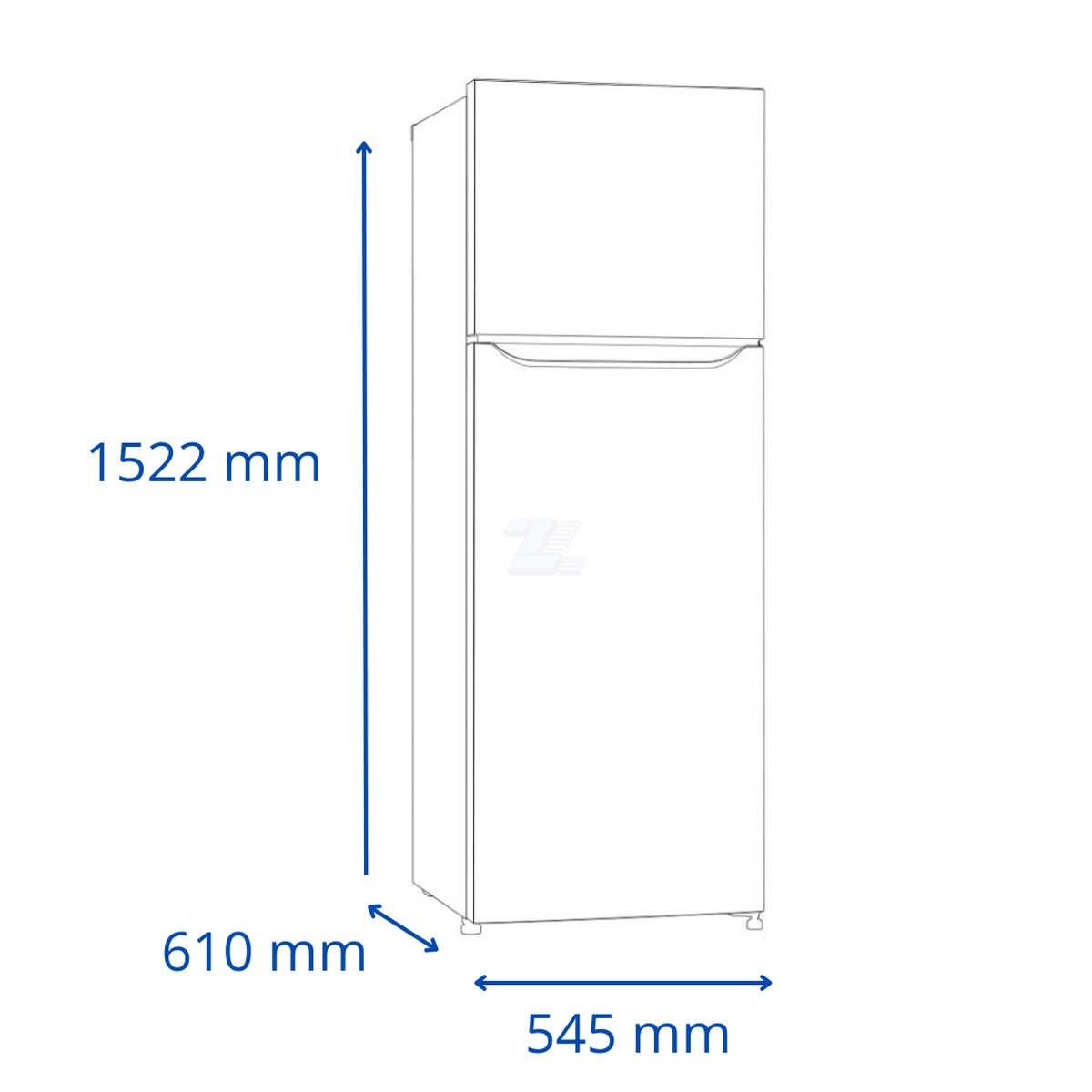 Refrigerador James Rj 275 Inv Inox Frío Seco - Imagen 4
