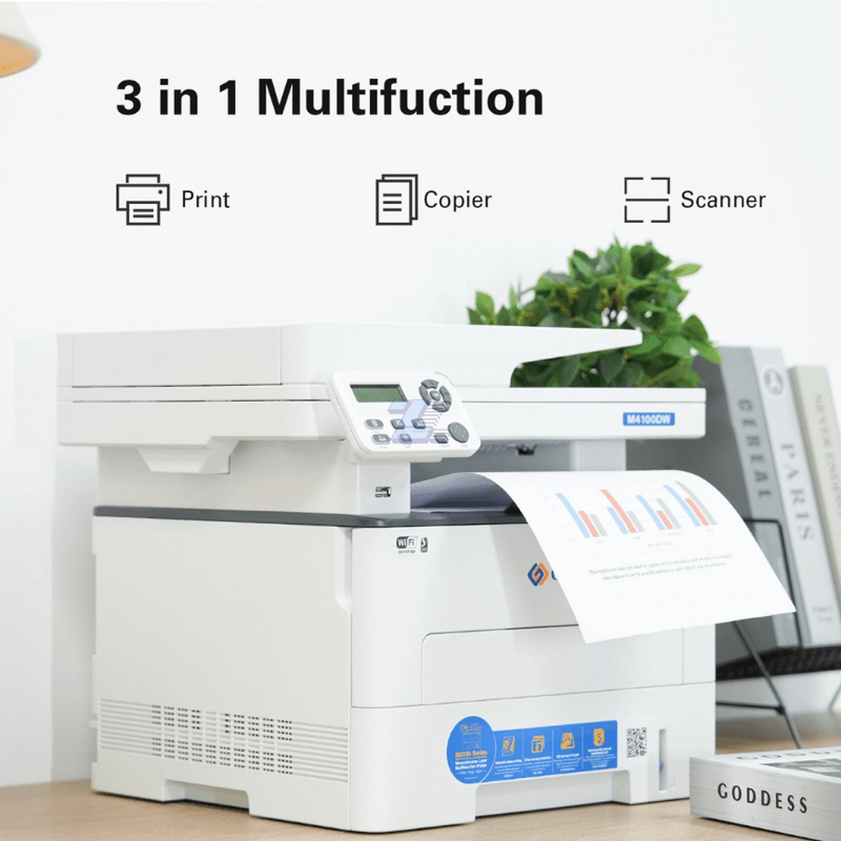 Impresora multifunción G&G M4100DW - Imagen 2