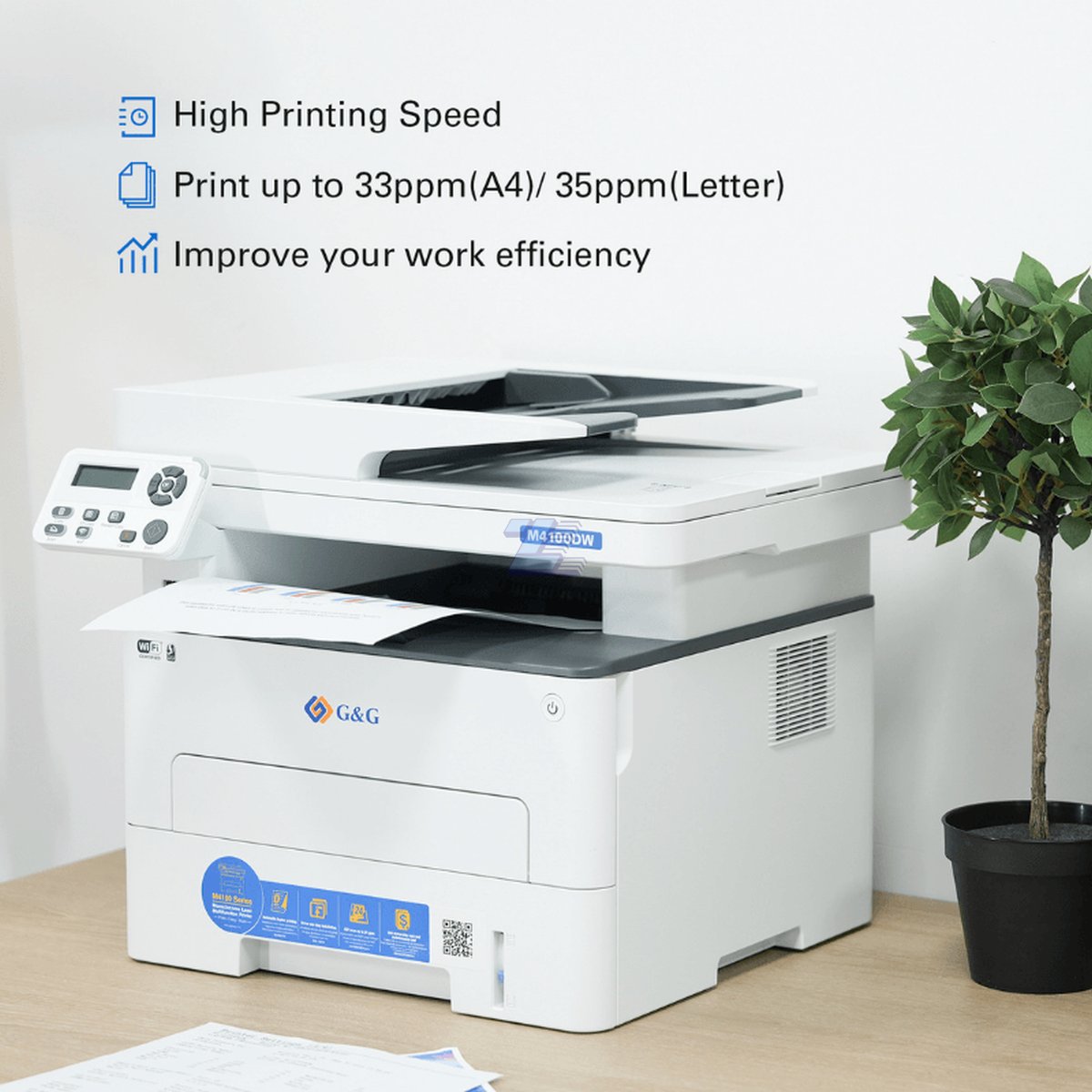 Impresora multifunción G&G M4100DW - Imagen 3