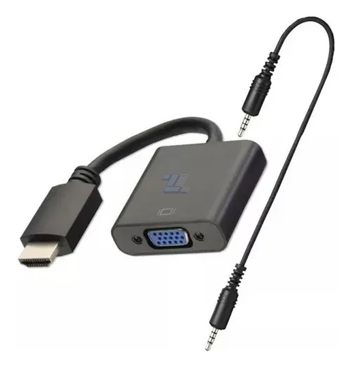 Adaptador de HDMI macho a VGA hembra incluye cable de audio - Imagen 2