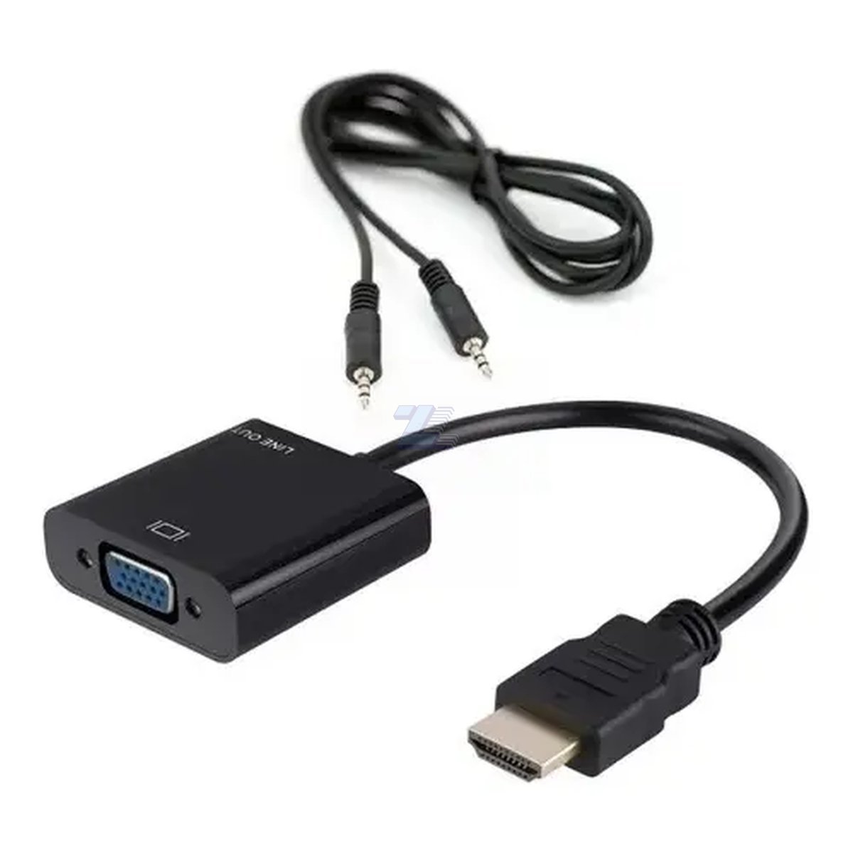 Adaptador de HDMI macho a VGA hembra incluye cable de audio
