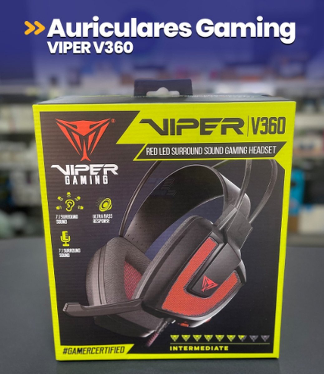 Auricular Gaming Patriot Viper V360 7.1 - Imagen 4
