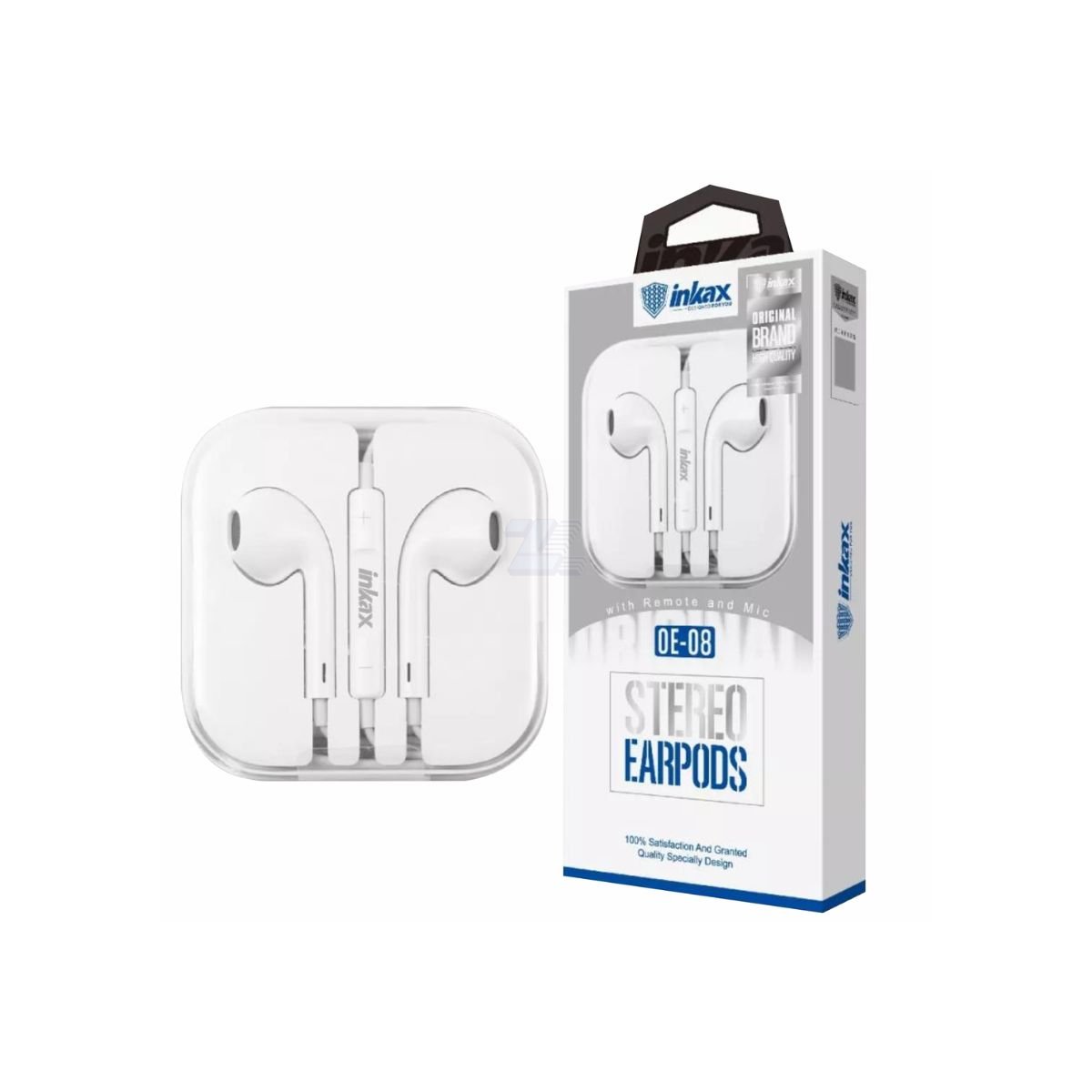 Auriculares Inkax tipo Iphone OE-08 Blanco