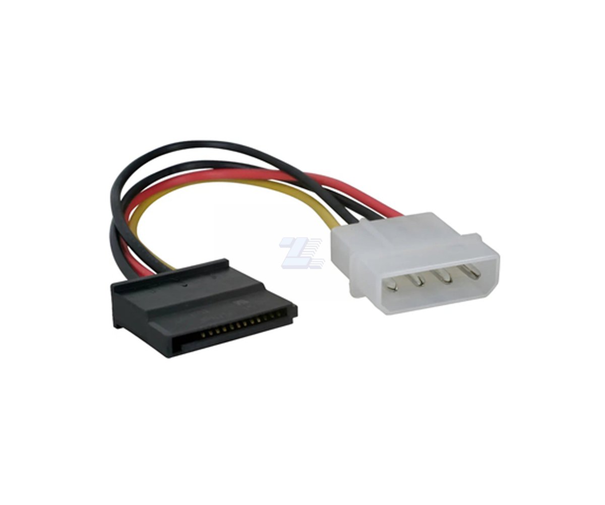 Cable de alimentación Molex a SATA 15cm conector disco duro