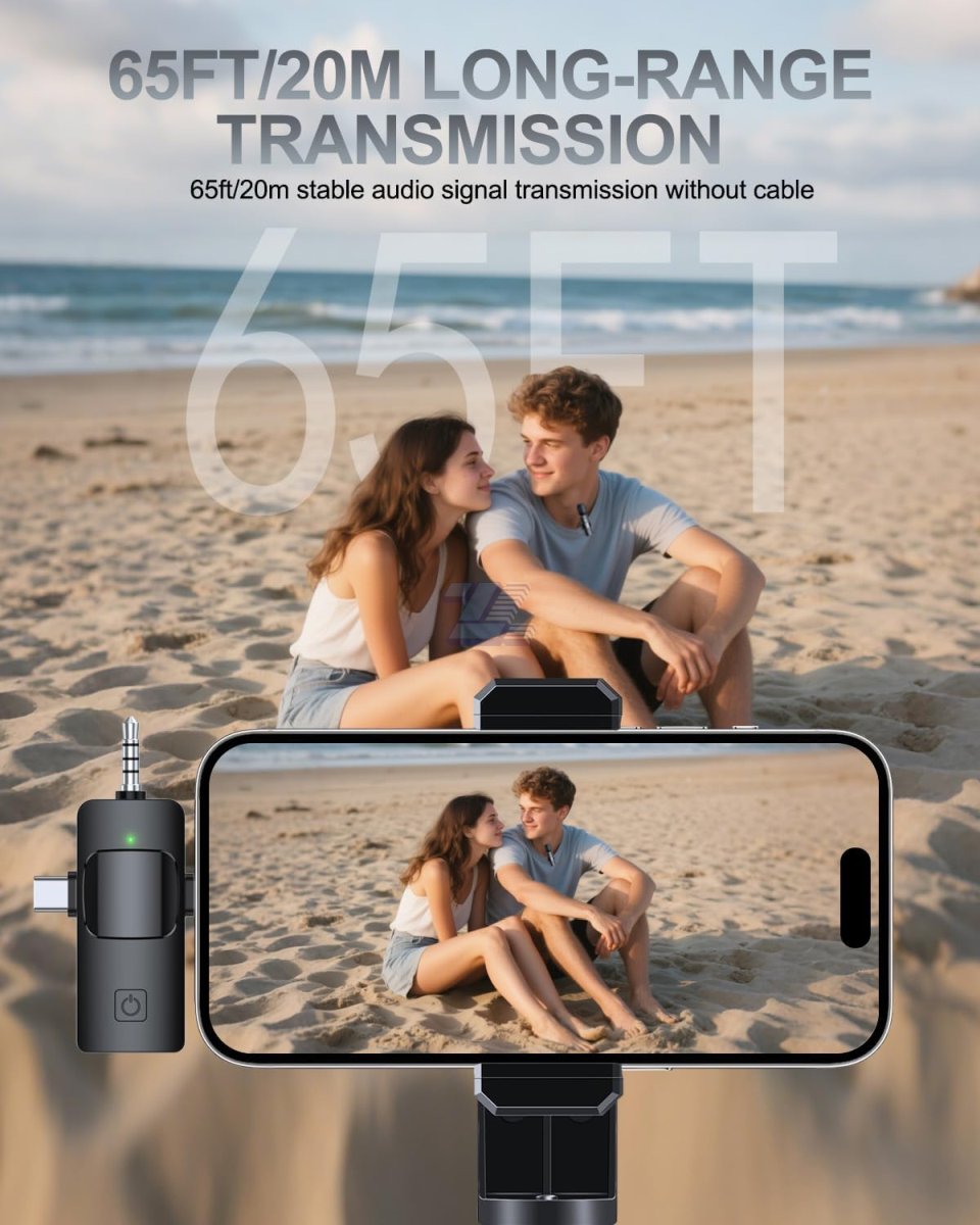 Micrófono inalámbrico profesional 3 en 1 para iPhone/Android/cámara - Imagen 5