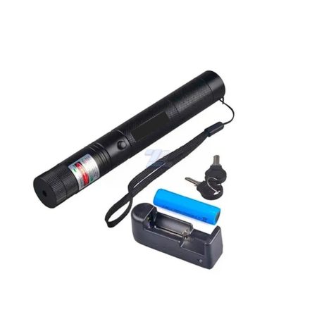 Puntero laser verde recargable 3 modos de luz largo alcance