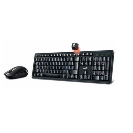 Teclado y mouse inalámbricos Genius diseño minimalista